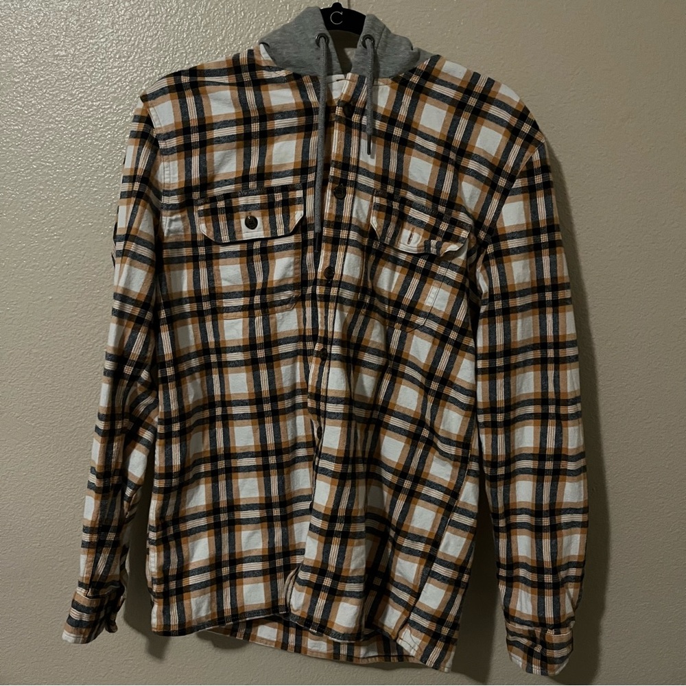 Aeropostale - Men’s Plaid Hoodie - Size S